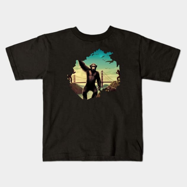 KINGDOM OF THE PLANET OF THE APES Kids T-Shirt by Pixy Official